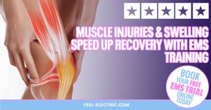 Blog Header Swelling Muscles injury rehabilitation recovering repair muscles lymphatic flow remove lymph fluid reduce swelling feel electric ems