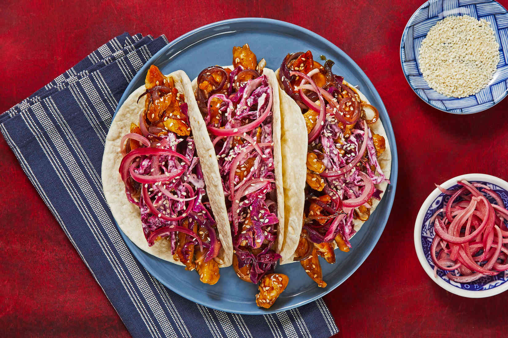 TeriyakiChickenTacoswithCabbageSlawandPickledRedOnion Feel