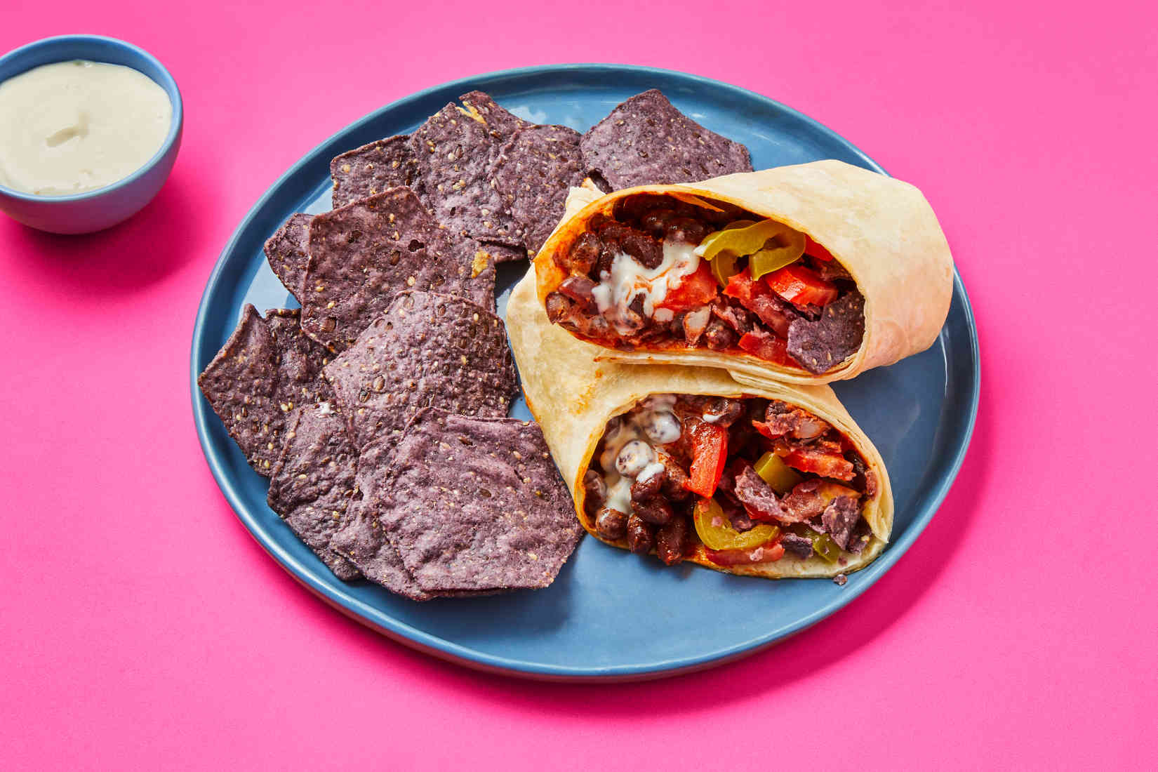 One-Pan-Vegan-Tex-Mex-Black-Bean-Wraps-with-Pickled-Pepper-Tortilla ...