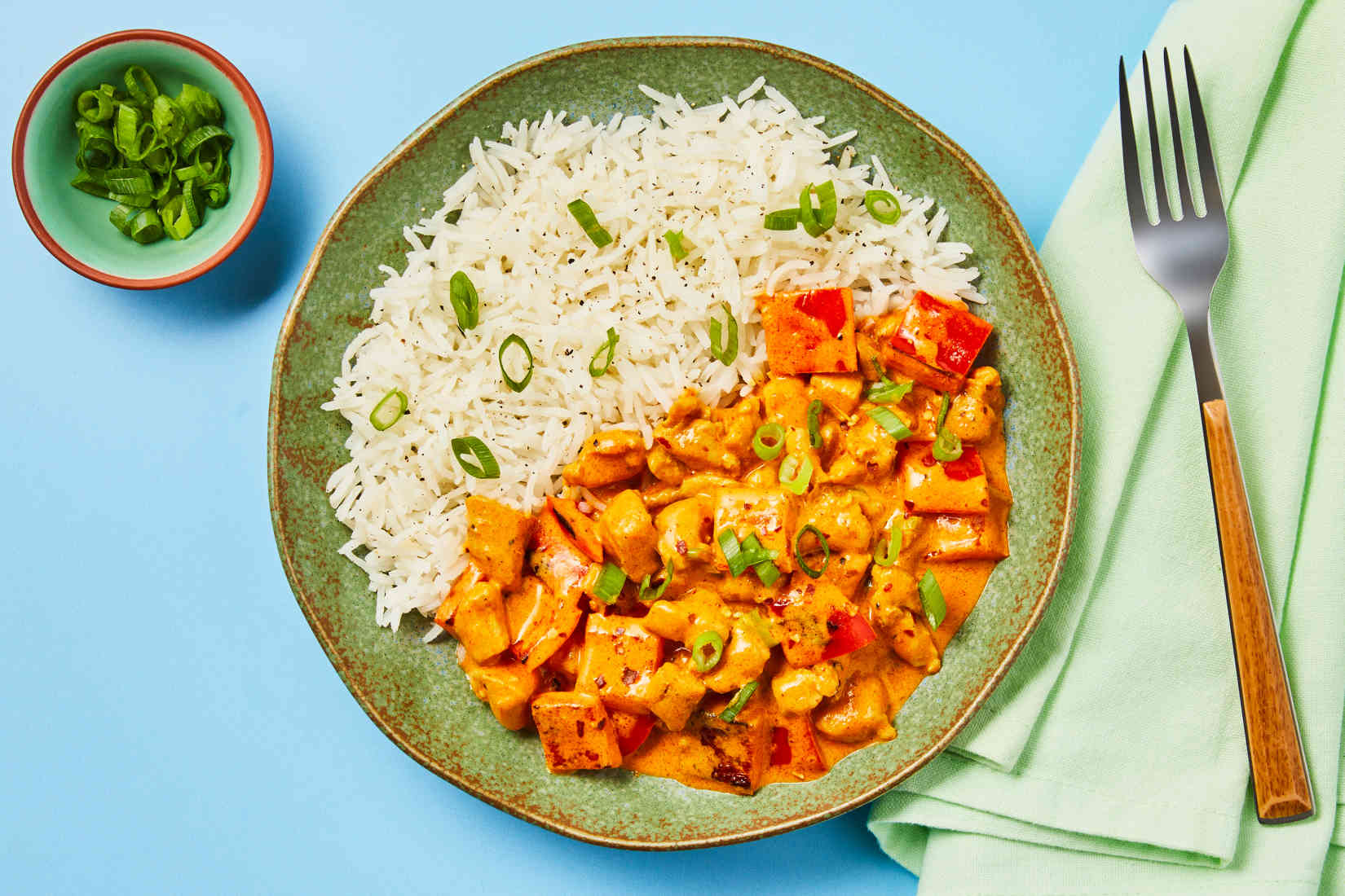 Coconut-Chicken-Curry-with-Chicken-Thighs-Bell-Pepper-over-Basmati-Rice ...