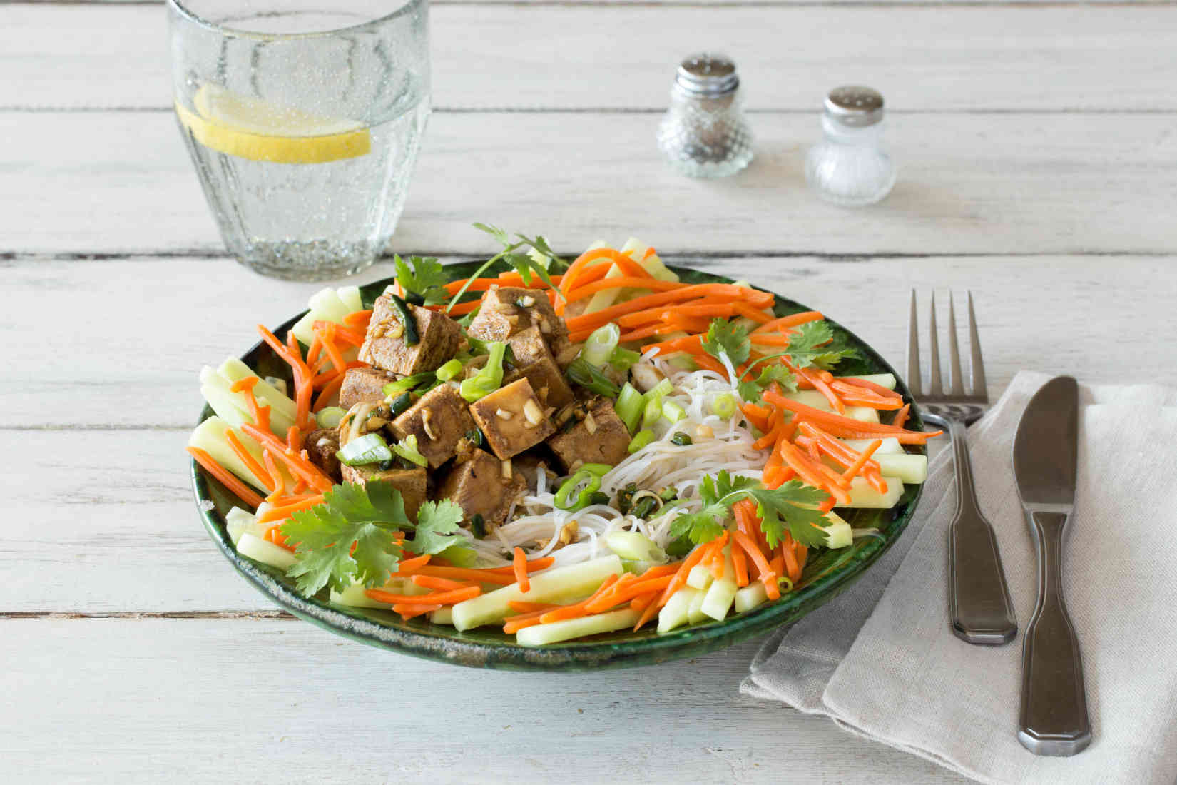 Vermicelli-Noodle-Bowl-with-Crispy-Tofu-and-Serrano-Ginger-Vinaigrette ...