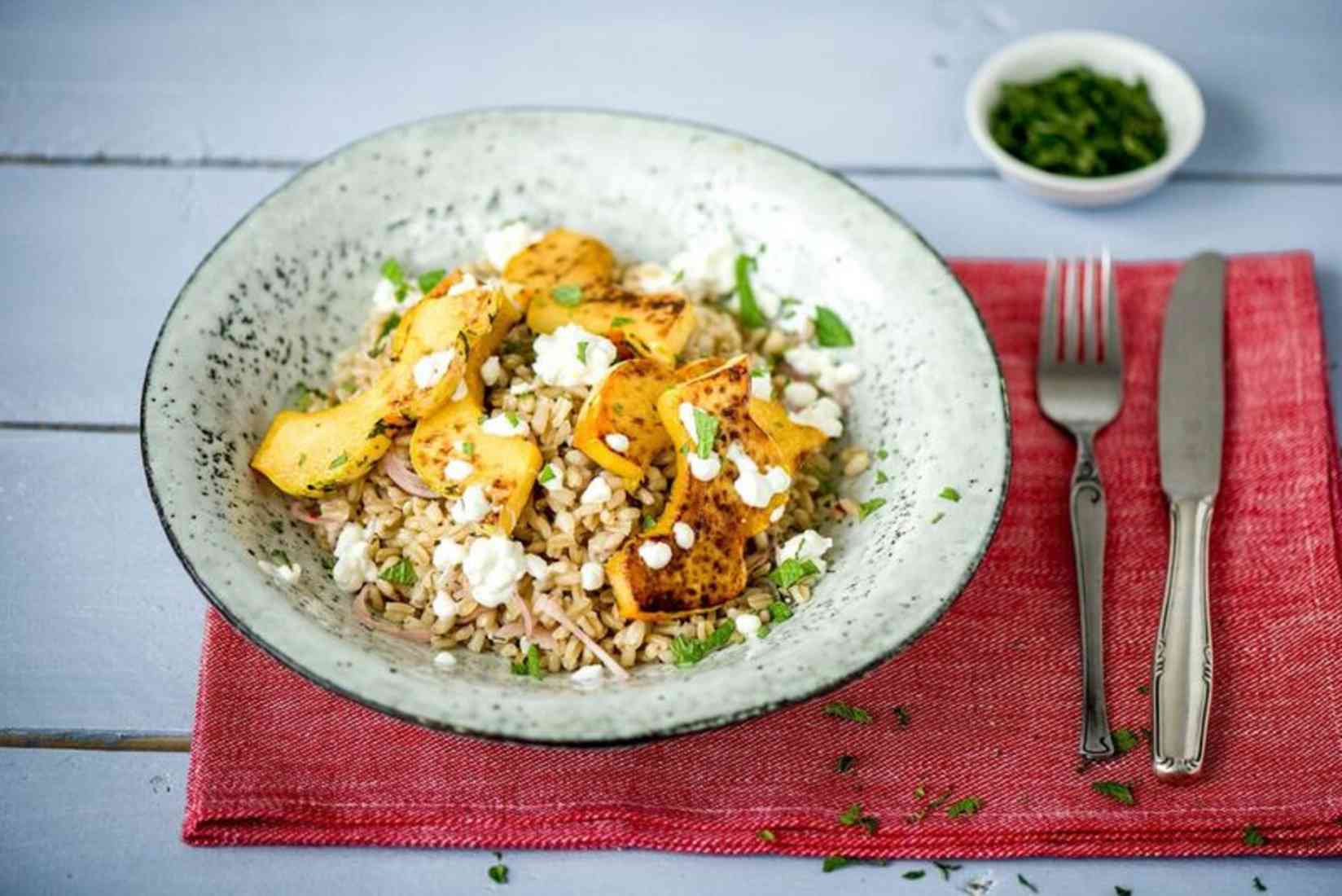 Roasted-Delicata-Squash-with-Wheatberries-Pickled-Red-Onion-and-Fresh ...